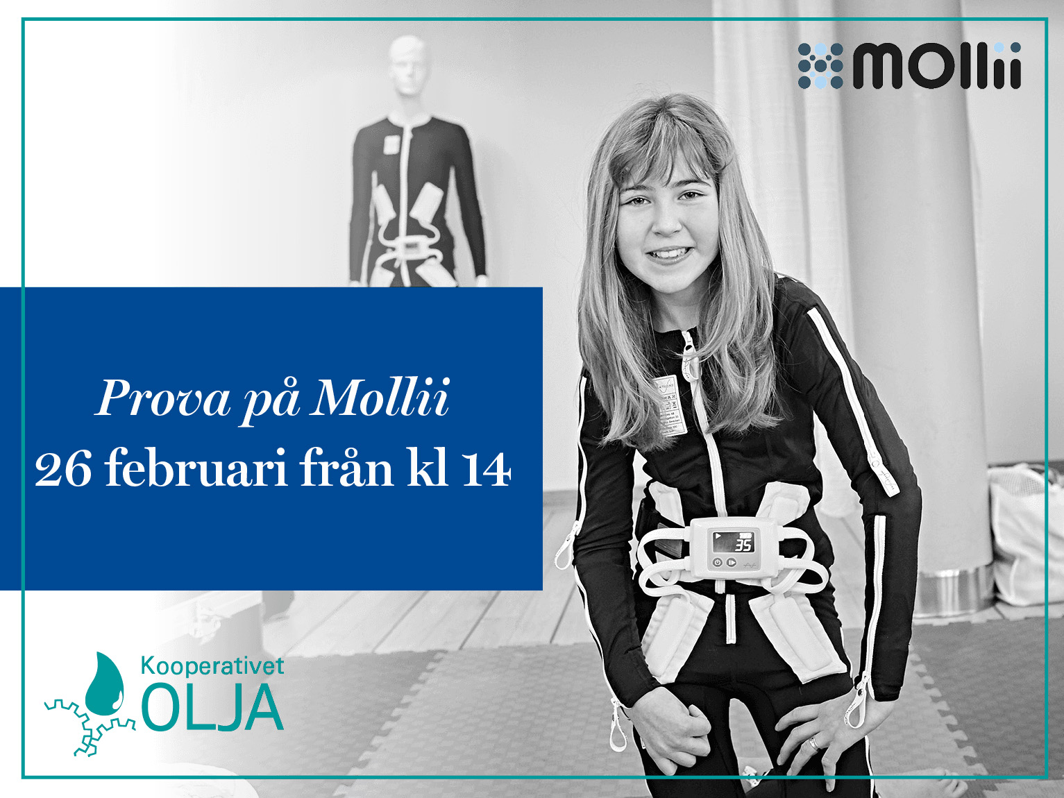Prova på Mollii på Kooperativet Olja