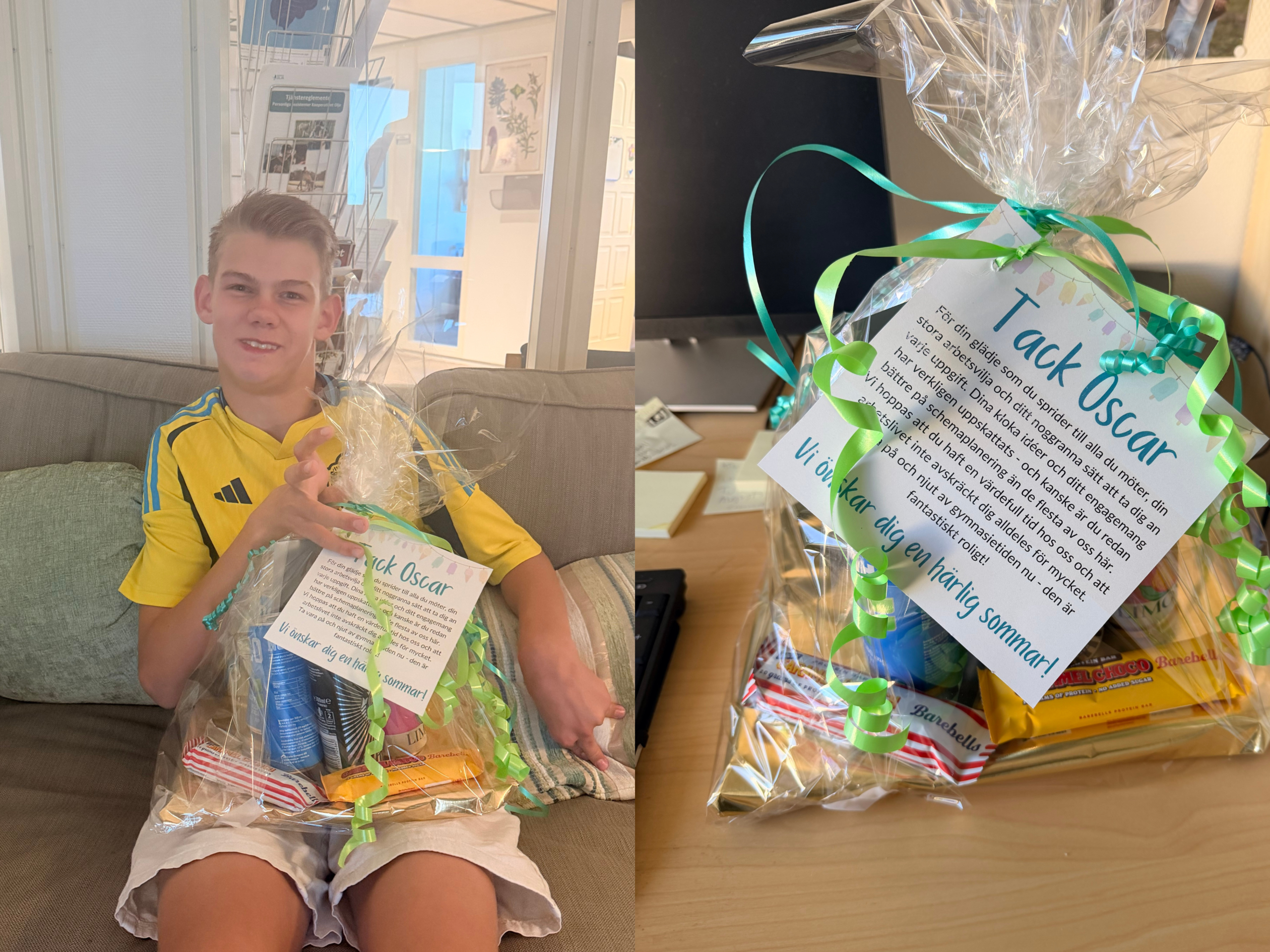 Roligt, smidigt och lärande – Oscar sommarjobbade hos oss